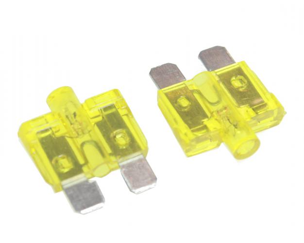 901783 Предохранитель MEDIUM (стандарт) с индикатором 20A (19,1x5,1мм,h18,8) W270-1